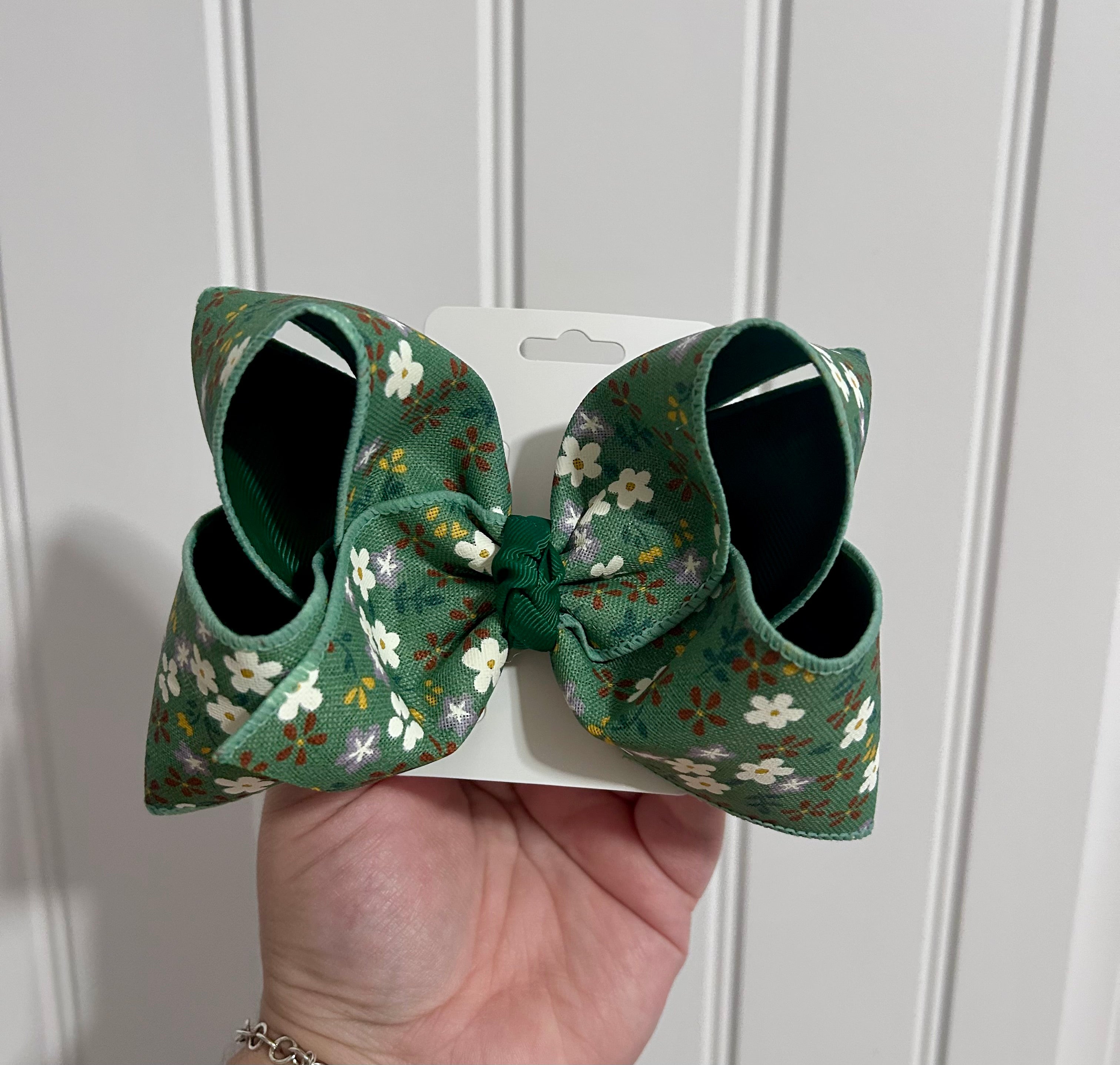 5.5” Floral Bow