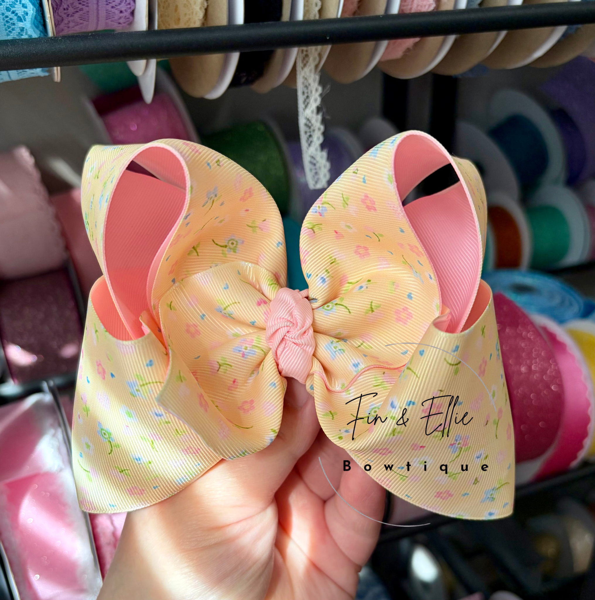 5.5” Yellow Floral