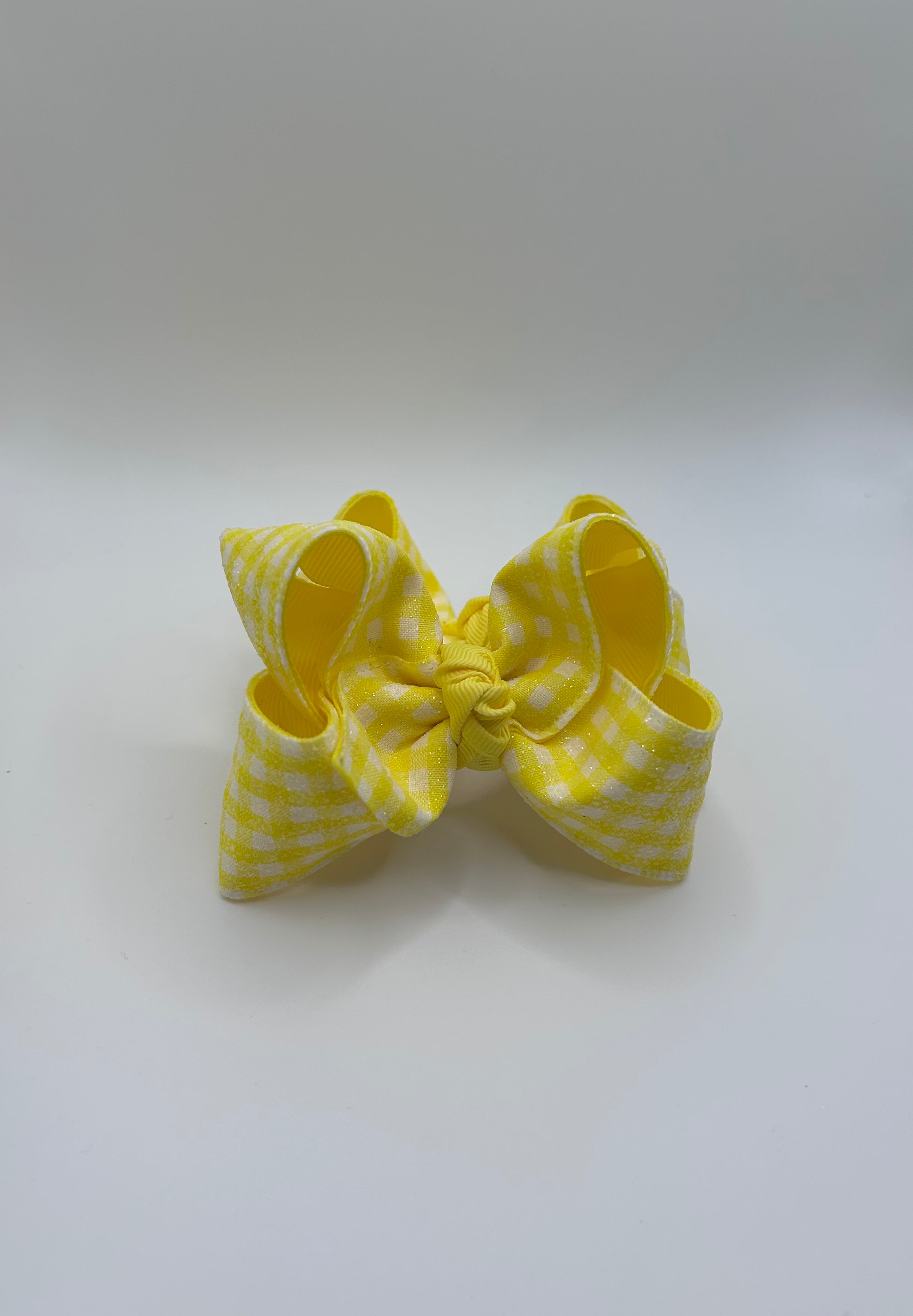 Yellow sugar gingham piggies