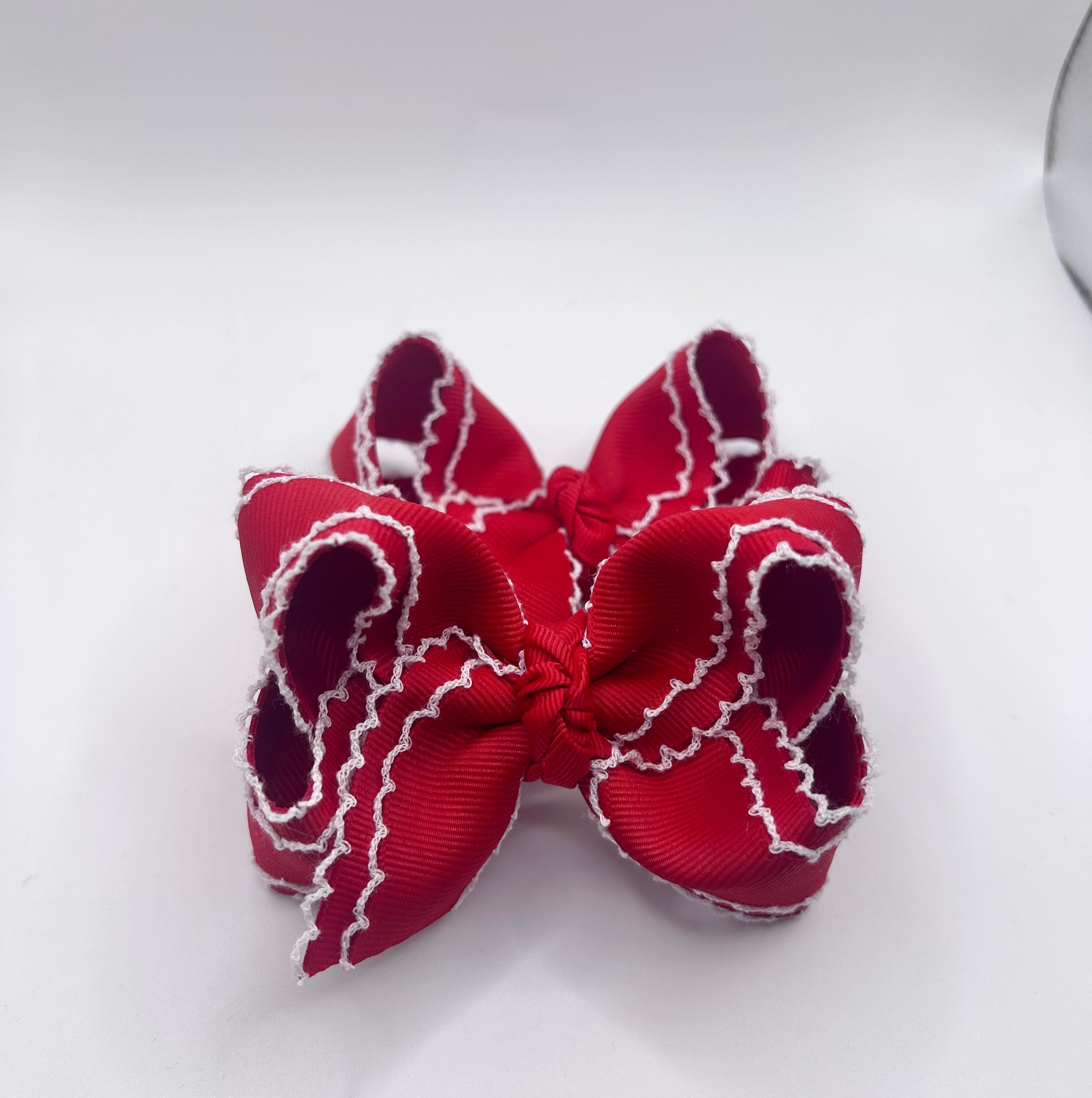 4” Red Moonstitch Piggies