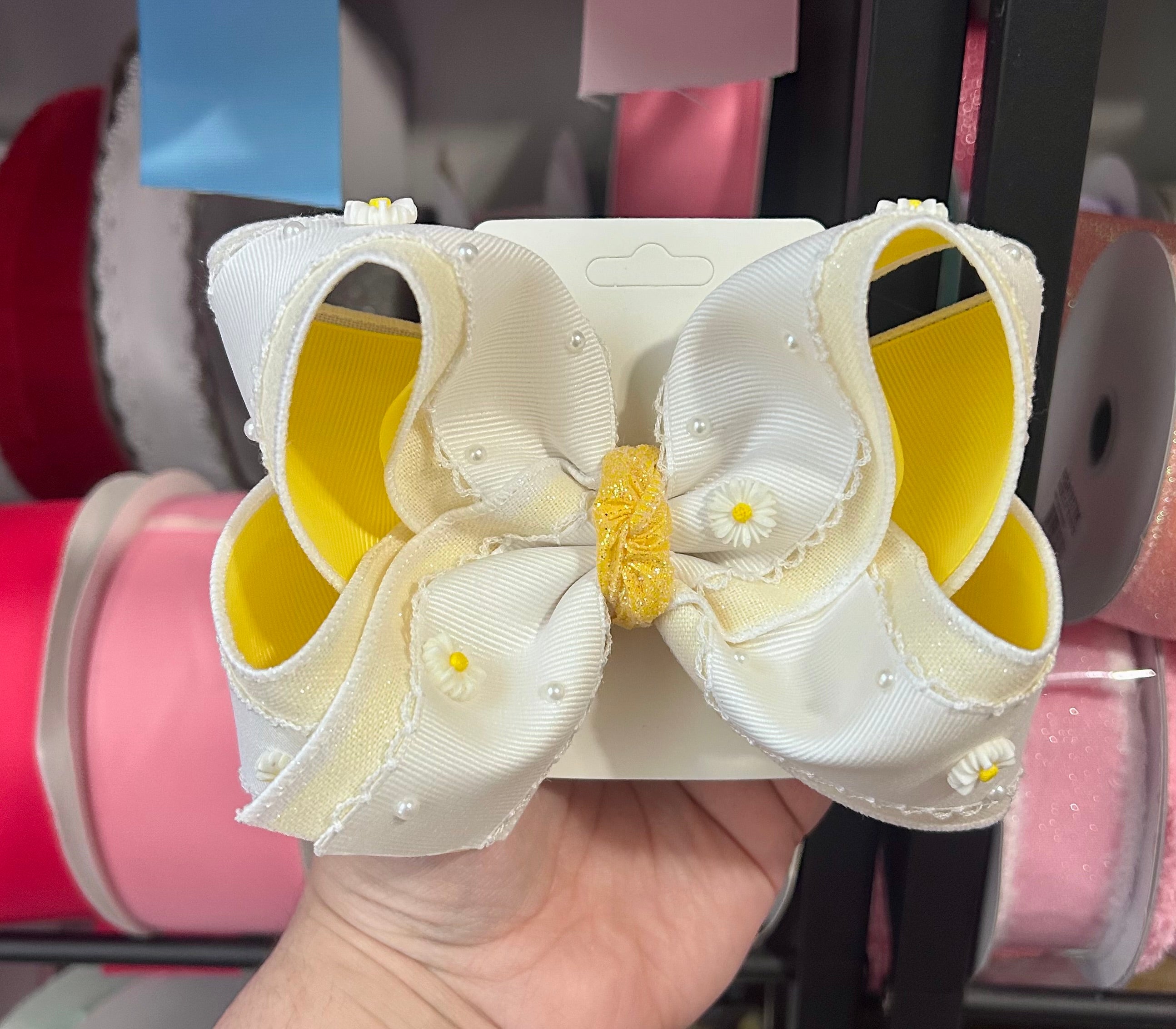 5.5” Floral Bow