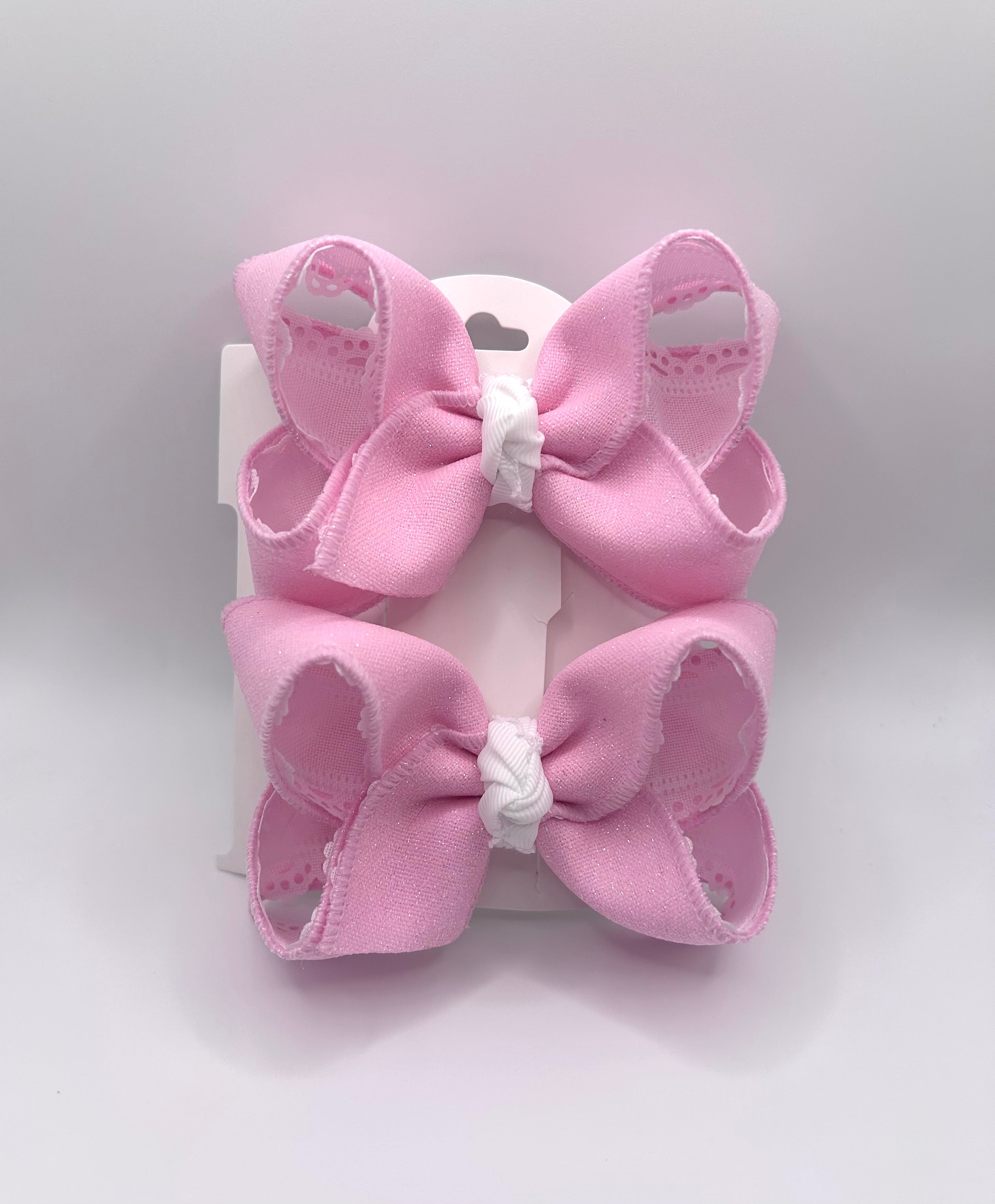 4.5” Pink Glitter Piggy Set