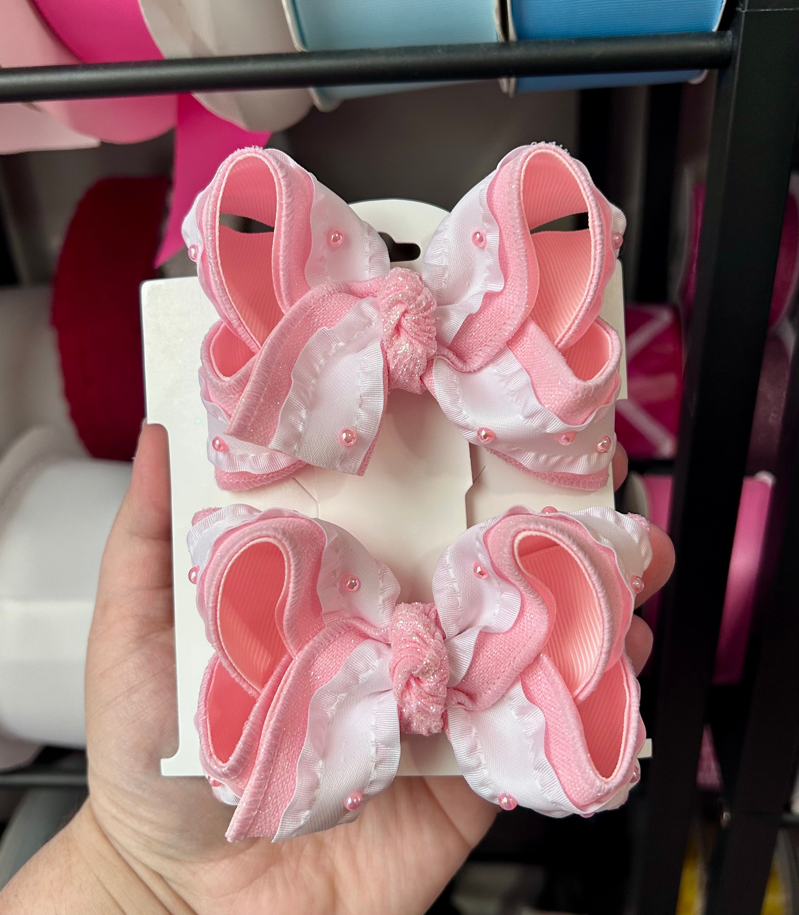 4” Pink Ruffle Piggies